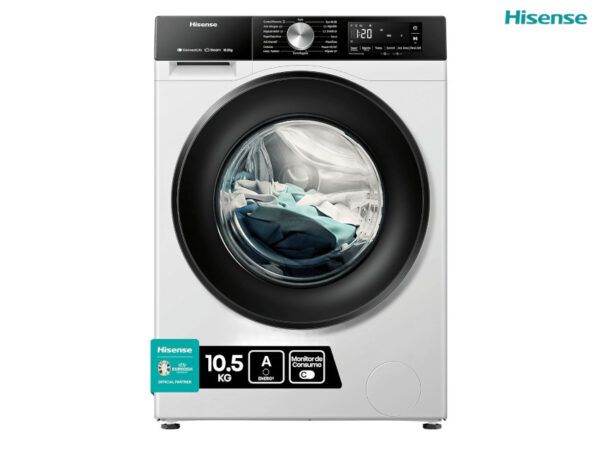 Lavadora carga frontal - Hisense WF3S1043BW